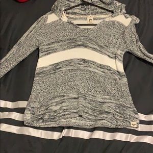 Knitted hoodie sweatshirt - Rocky